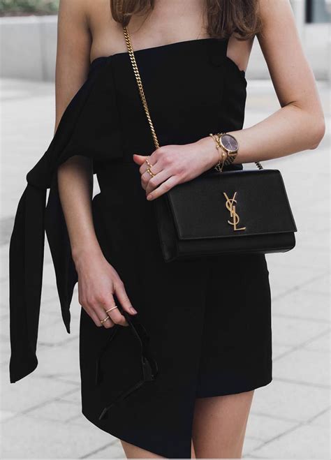 ysl kate bag gold|YSL kate small outfit.